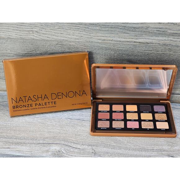 Natasha Denona Bronze Palette 15 Pan Mirrored Eye Shadow Palette - Picture 1 of 4